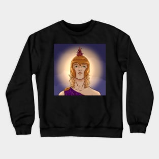 Achilles come down (with background) Crewneck Sweatshirt